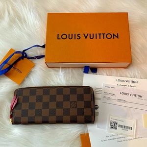 Louis Vuitton Damier Ebene Clemence Wallet